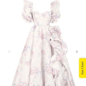Selkie The Ribbon Dancer Rose Bloom Gown